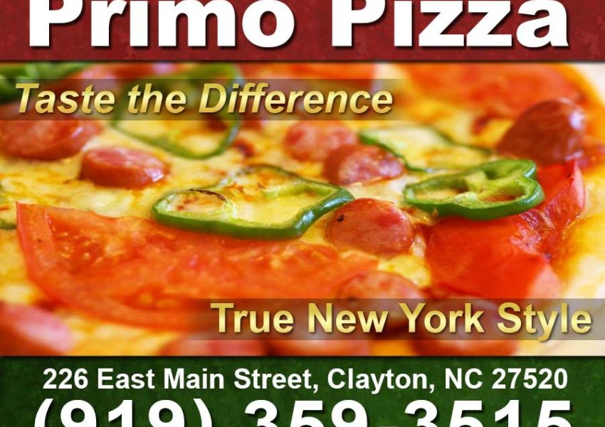 Primo Pizza NY Style